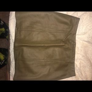 Army green skirt from forever 21